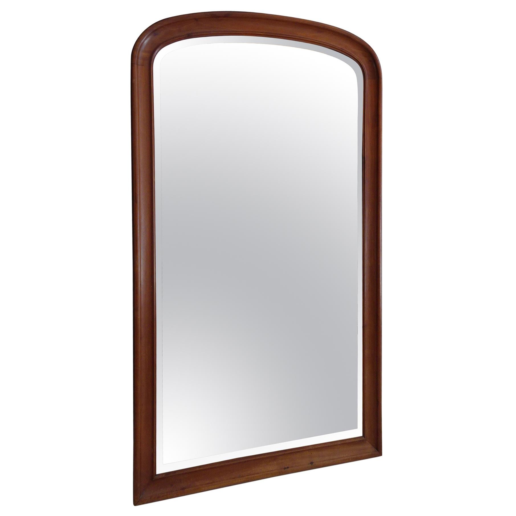 Mirror with Solid Mahogany Frame