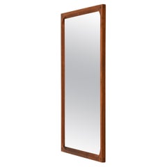 Mirror with Solid Teak Frame by Kai Kristiansen, 1950s