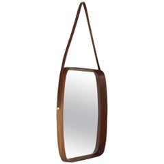 Mirror with Teak Wood Frame, 1960s