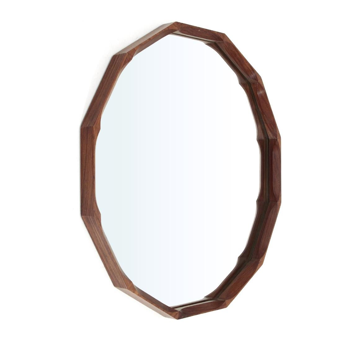 Italian Mirror with Twelve-Sided Frame by Tredici, 1960s