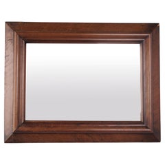 Mirror with Walnut Frame from the 1890s