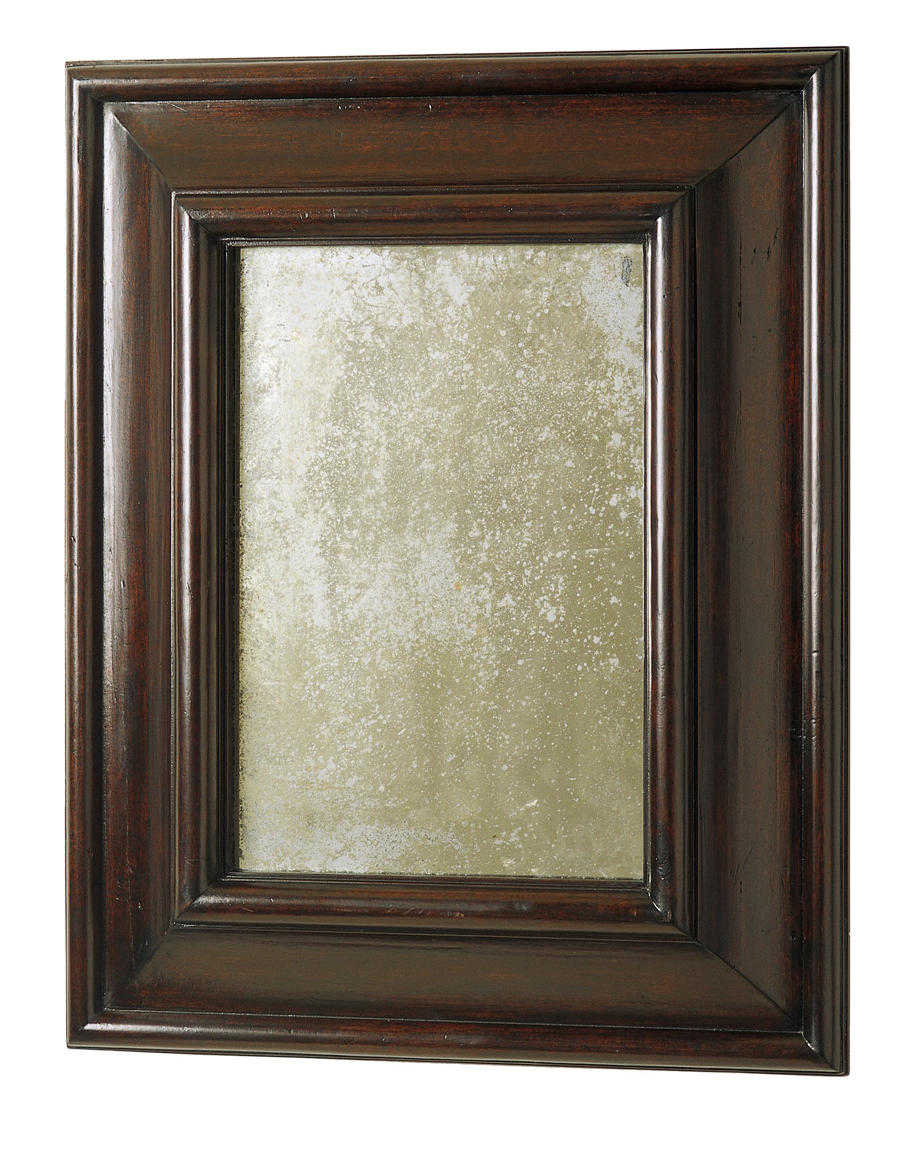 Miroir Cadre en bois enveloppé de tissu État moyen - En vente à Ballard, CA