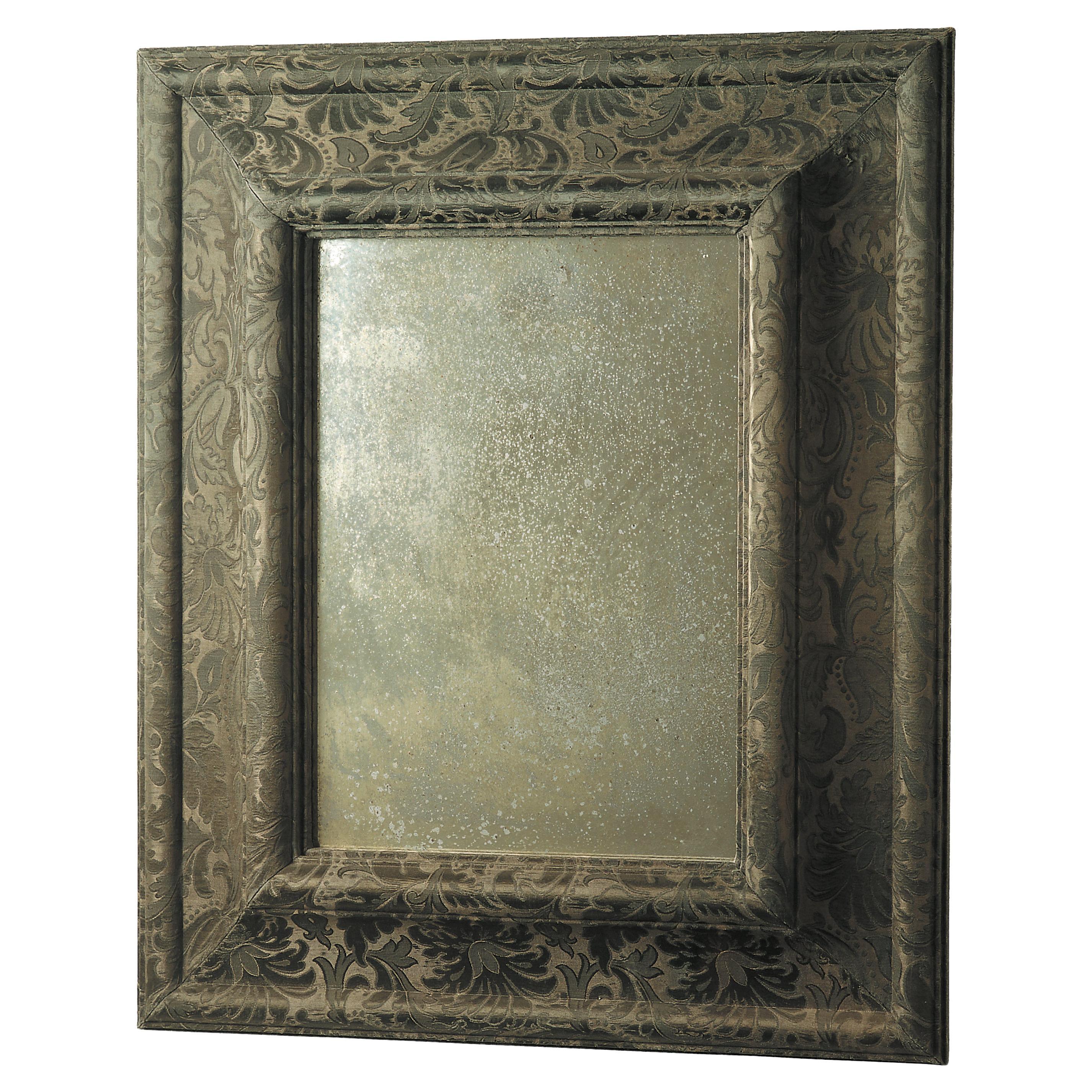 Mirror Wood Frame Wrapped in Fabric For Sale