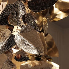 Mirror Wreath with Lighting