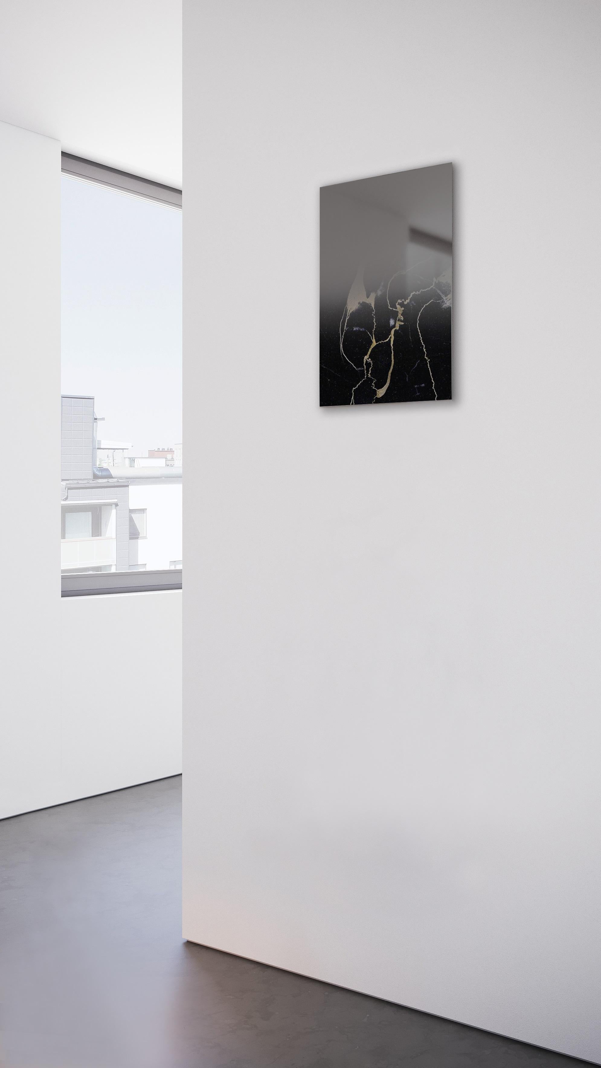 Moderne Miroir Zero XS Noir par Formaminima en vente