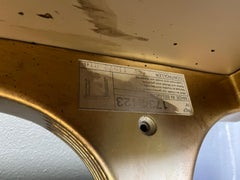 Mirrored and gilt wood console by Deknudt Belgium, 1970s