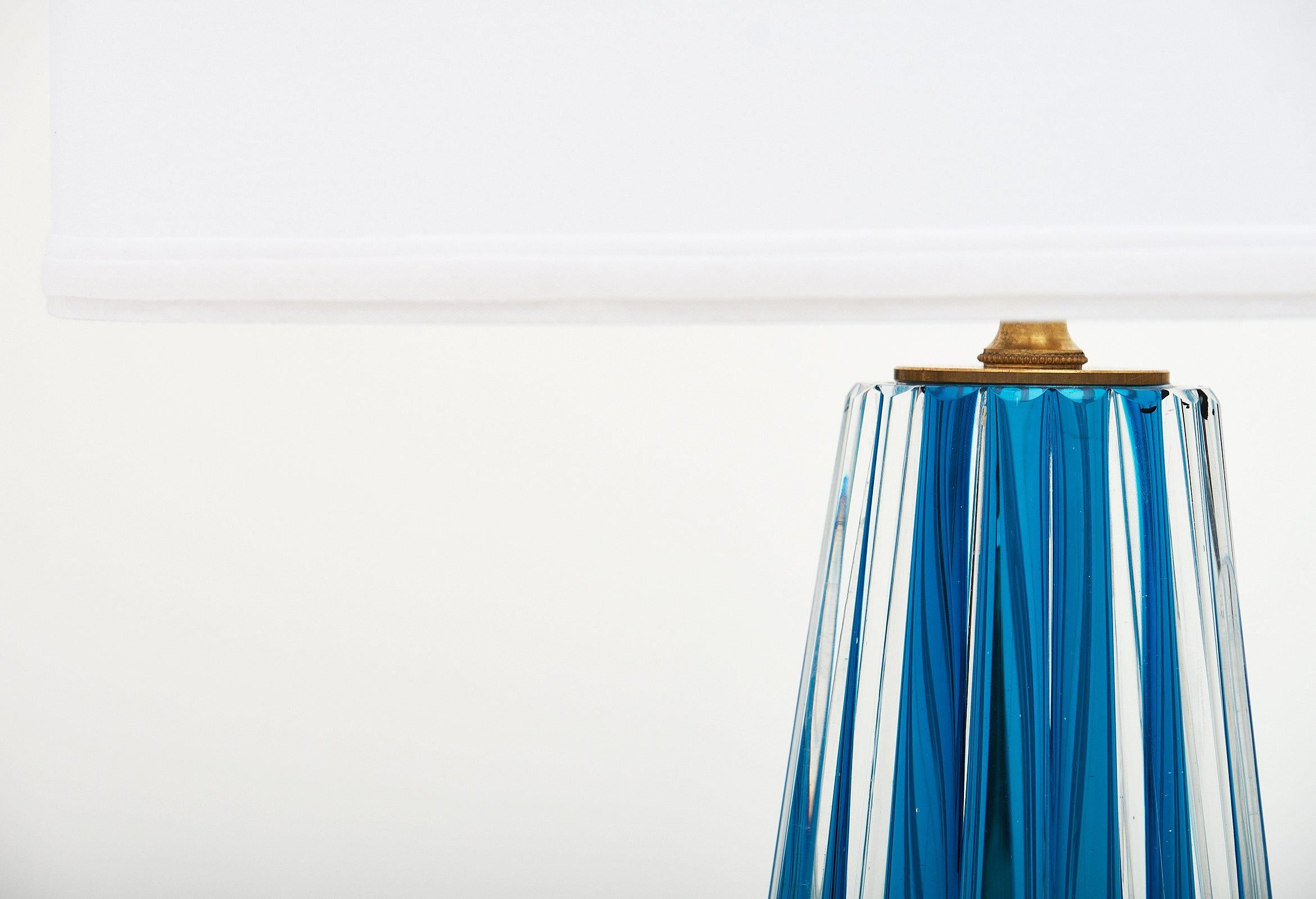 XXIe siècle et contemporain Lampes en verre de Murano miroir en vente