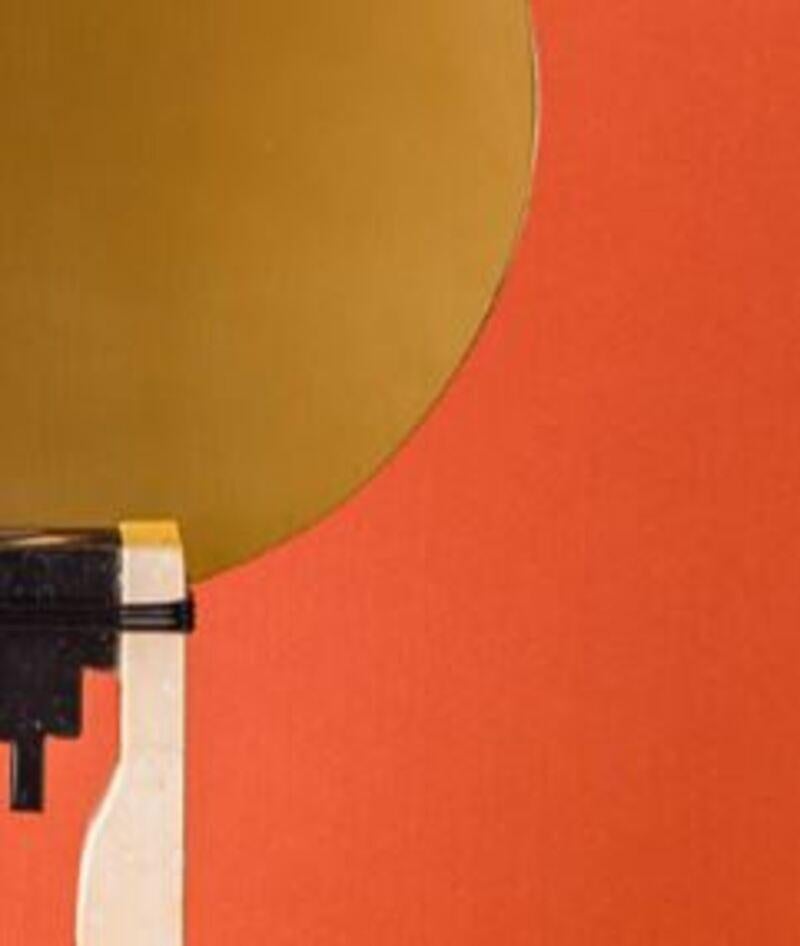 Verspiegelter Spiegel „Rovinette“ aus Messing und Marmor, Ilaria Bianchi (Moderne) im Angebot