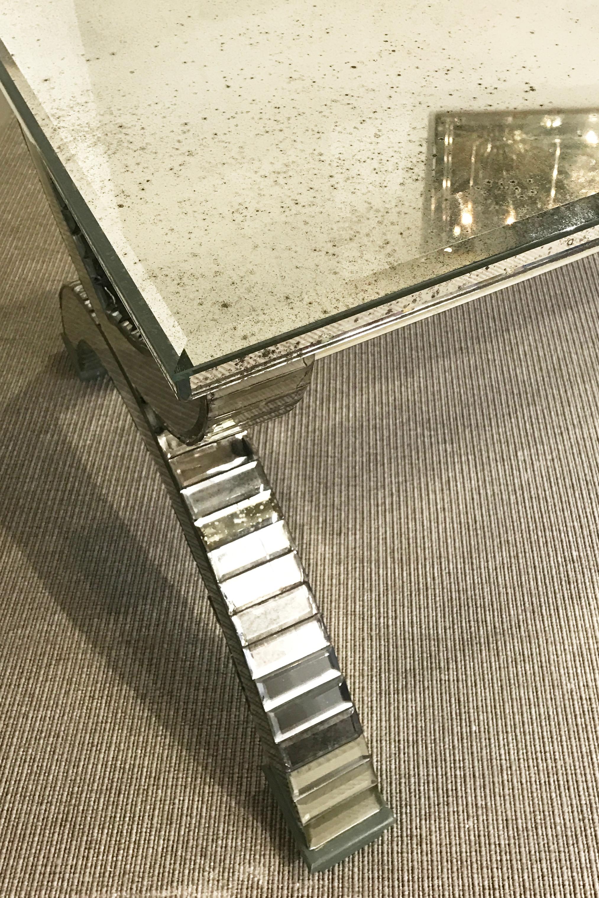 Mirrored Coffee Table, France, 1970's 2