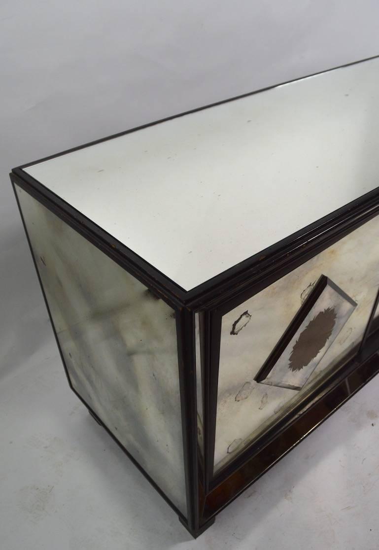 Art Deco Mirrored Credenza Sideboard after Grosfeld House