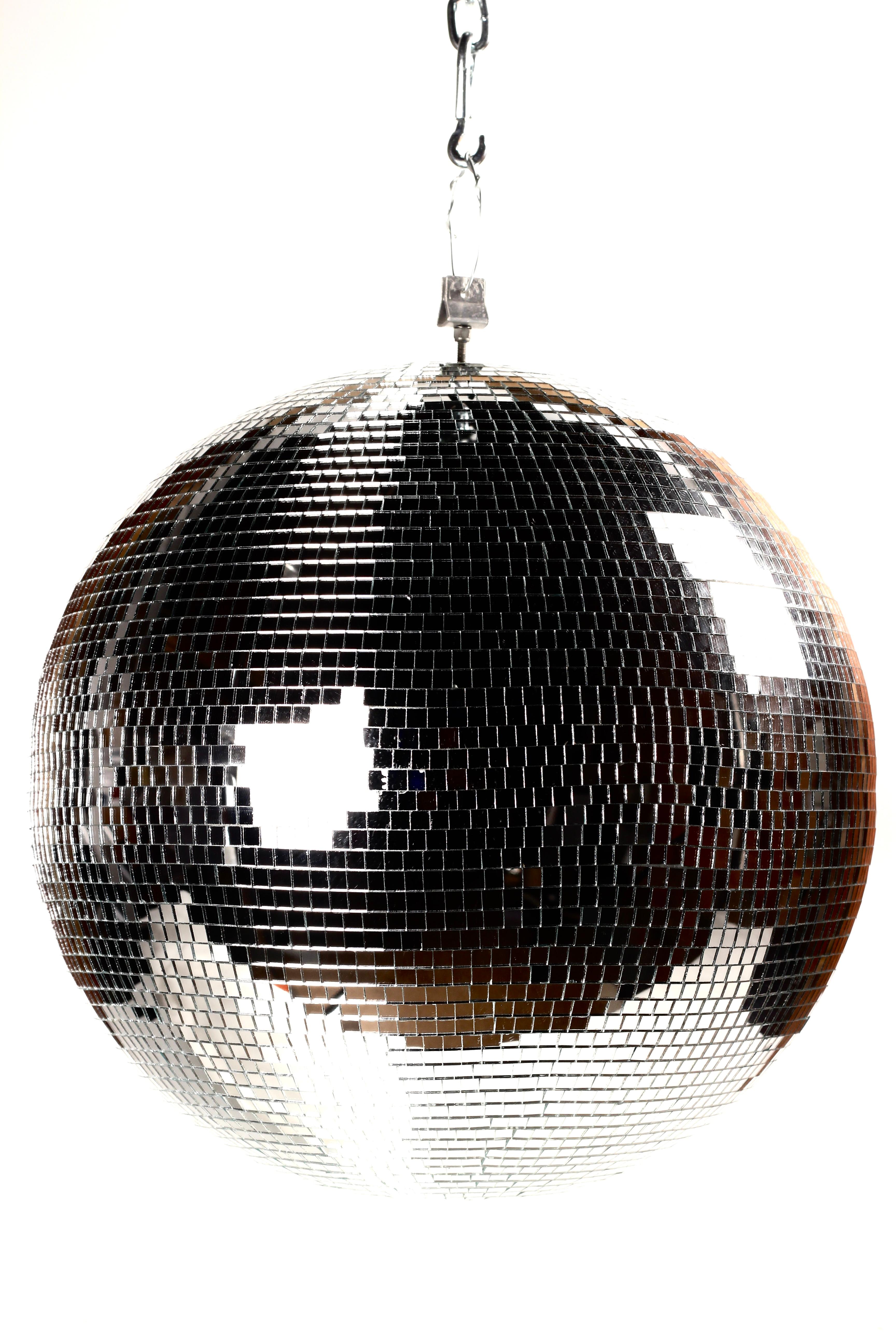 Modern Mirrored Disco ball 1970s 