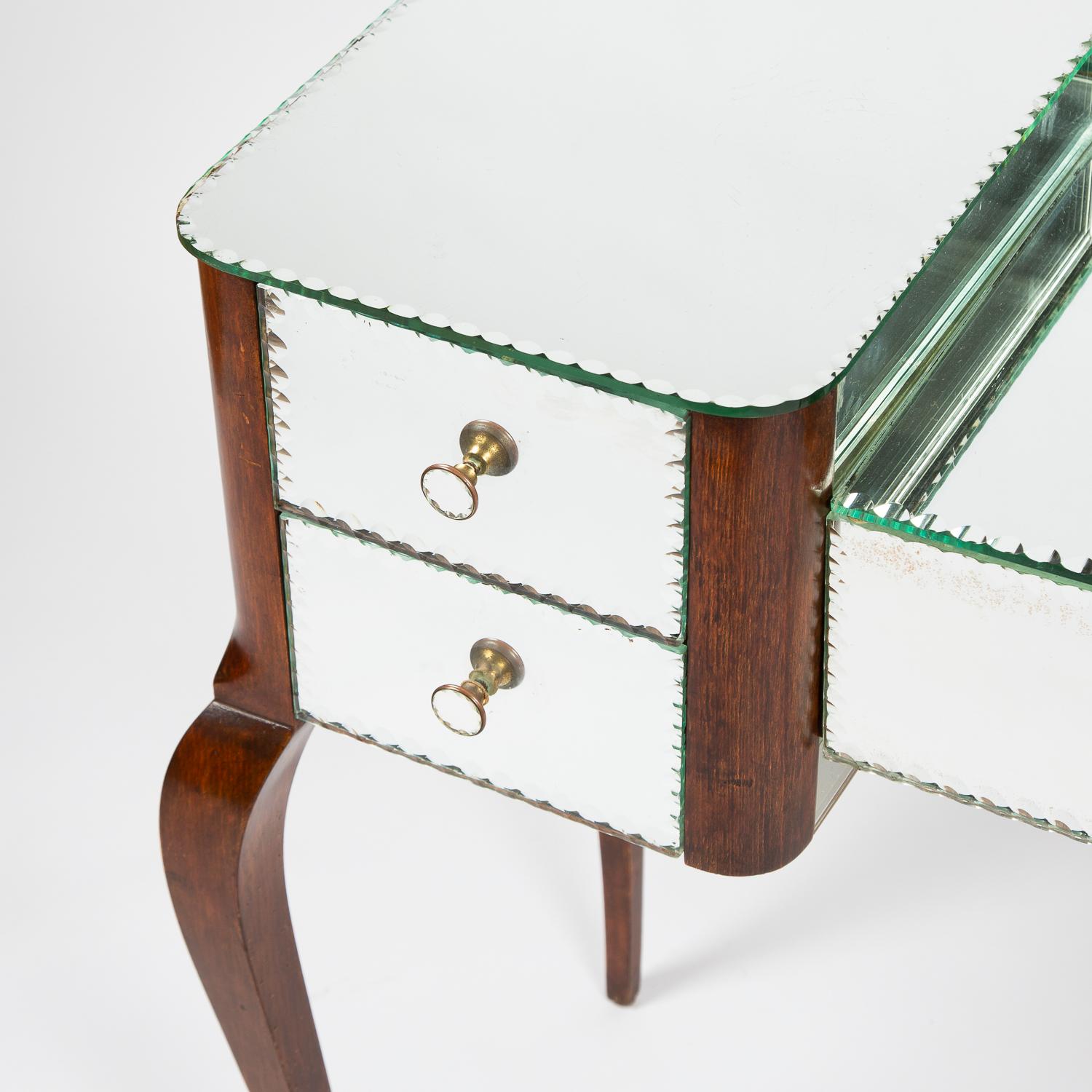 20th Century Mirrored Dressing Table