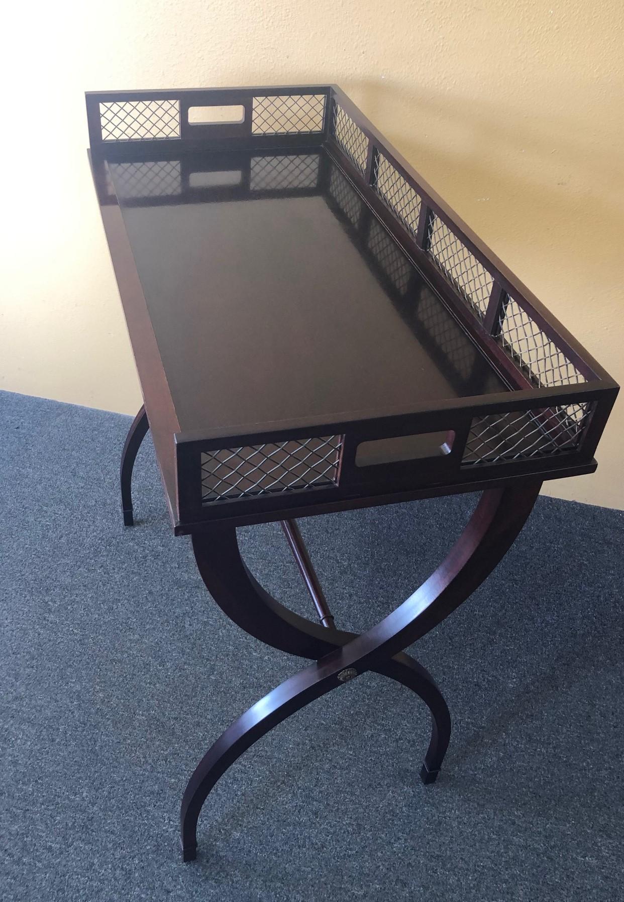 Contemporary Mirrored Drinks / Cocktail Tray Table by Barbara Barry for Baker