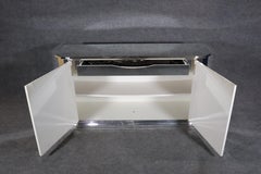 Mirrored Etched Glass Cabinet