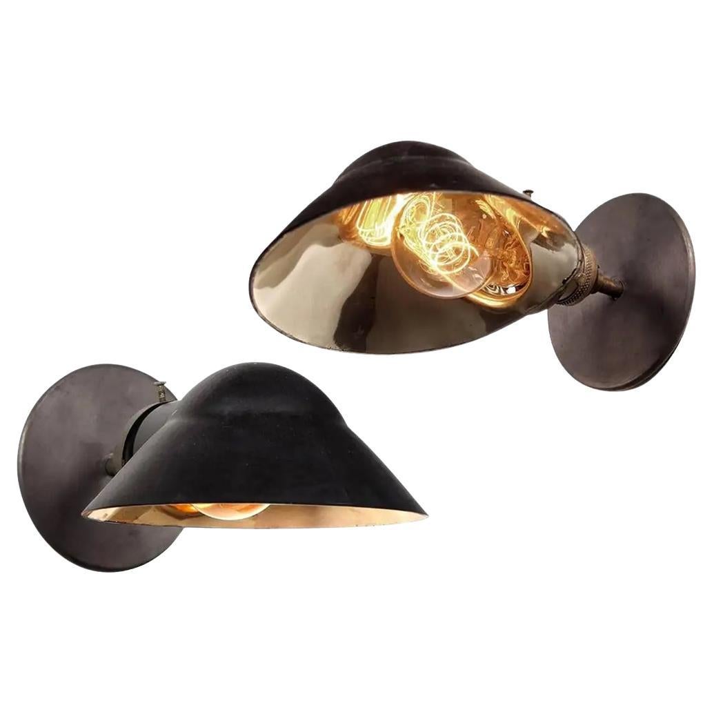 Applique con cappuccio in vetro specchiato in vendita