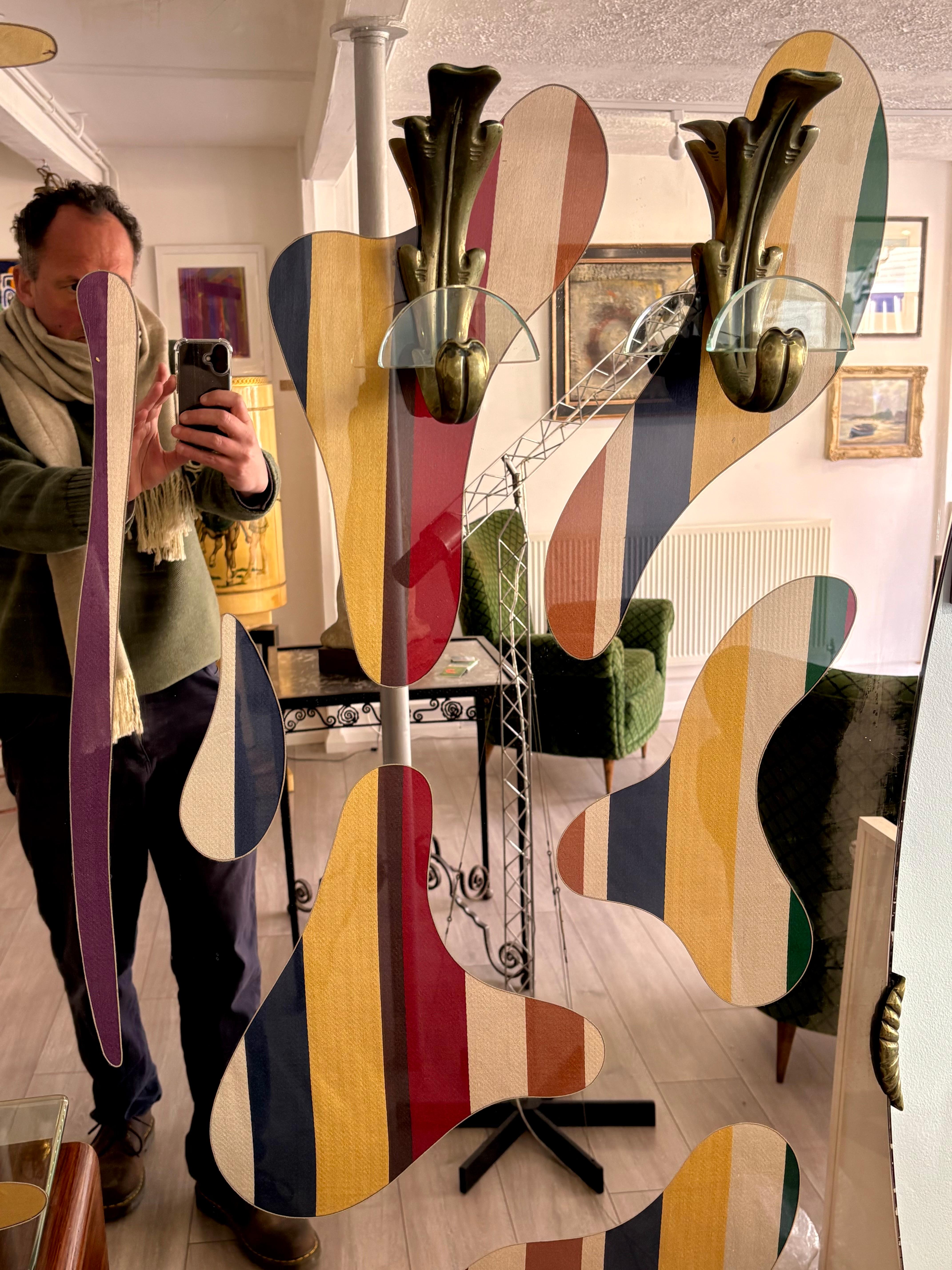 Mirrored Hall Stand, Italian 1930s In Good Condition In Oxford, GB
