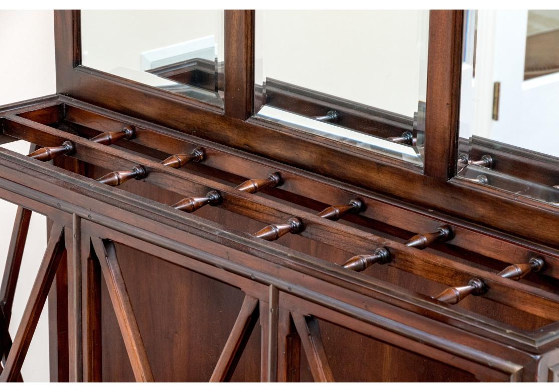 Mirrored Hall Tree Coat Rack Umbrella Stand For Sale 3