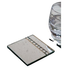 Mirrored Mosaic Coasters Hand Made in UK by Claire Nayman