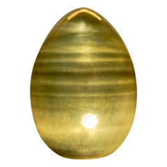 Mirrored Murano Pagliesco Egg Lamp