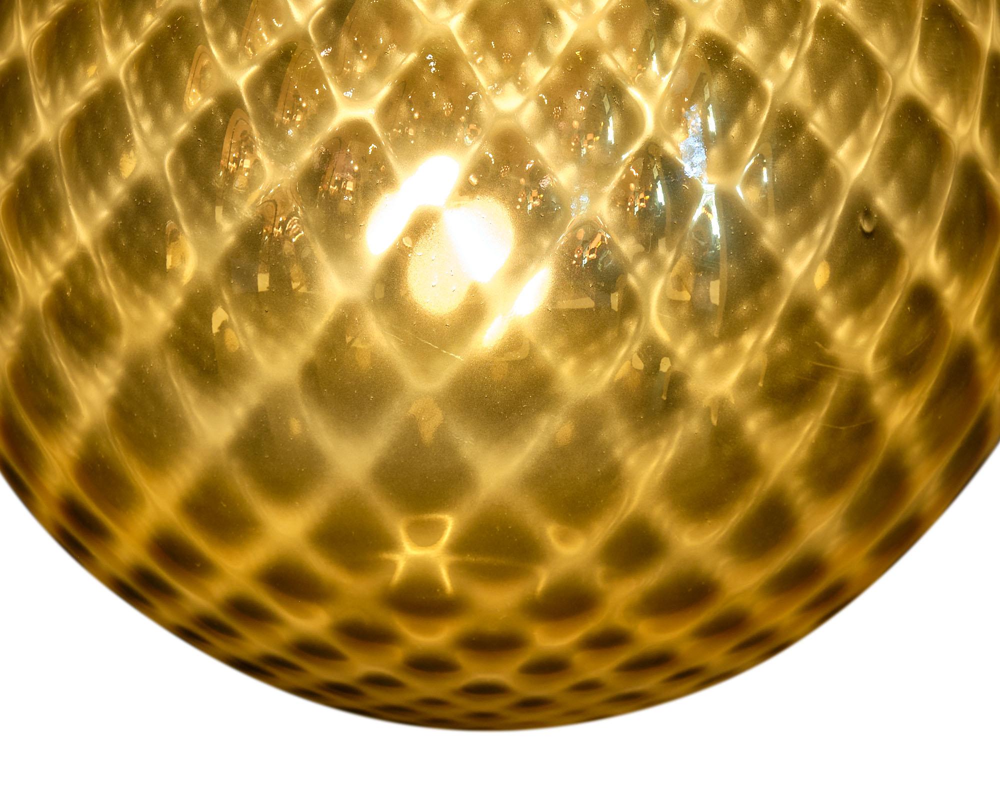 Mirrored Pagliesco Murano Glass Lamp 2