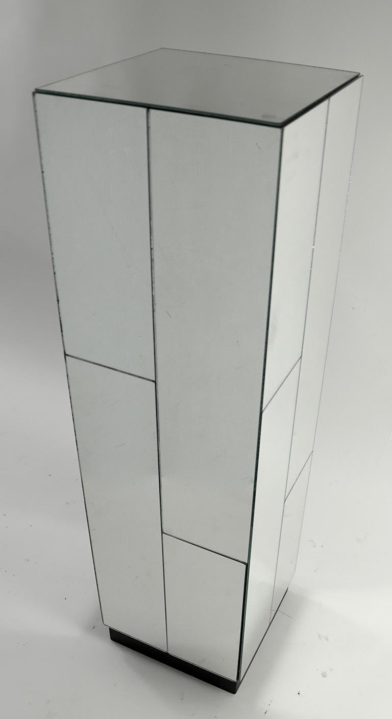 mirrored plinths for sale