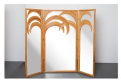 Mirrored Screen or Room Divider by Vivai del Sud, Italy 1970