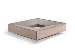 Mirrored Square Coffee Table, Scrigno