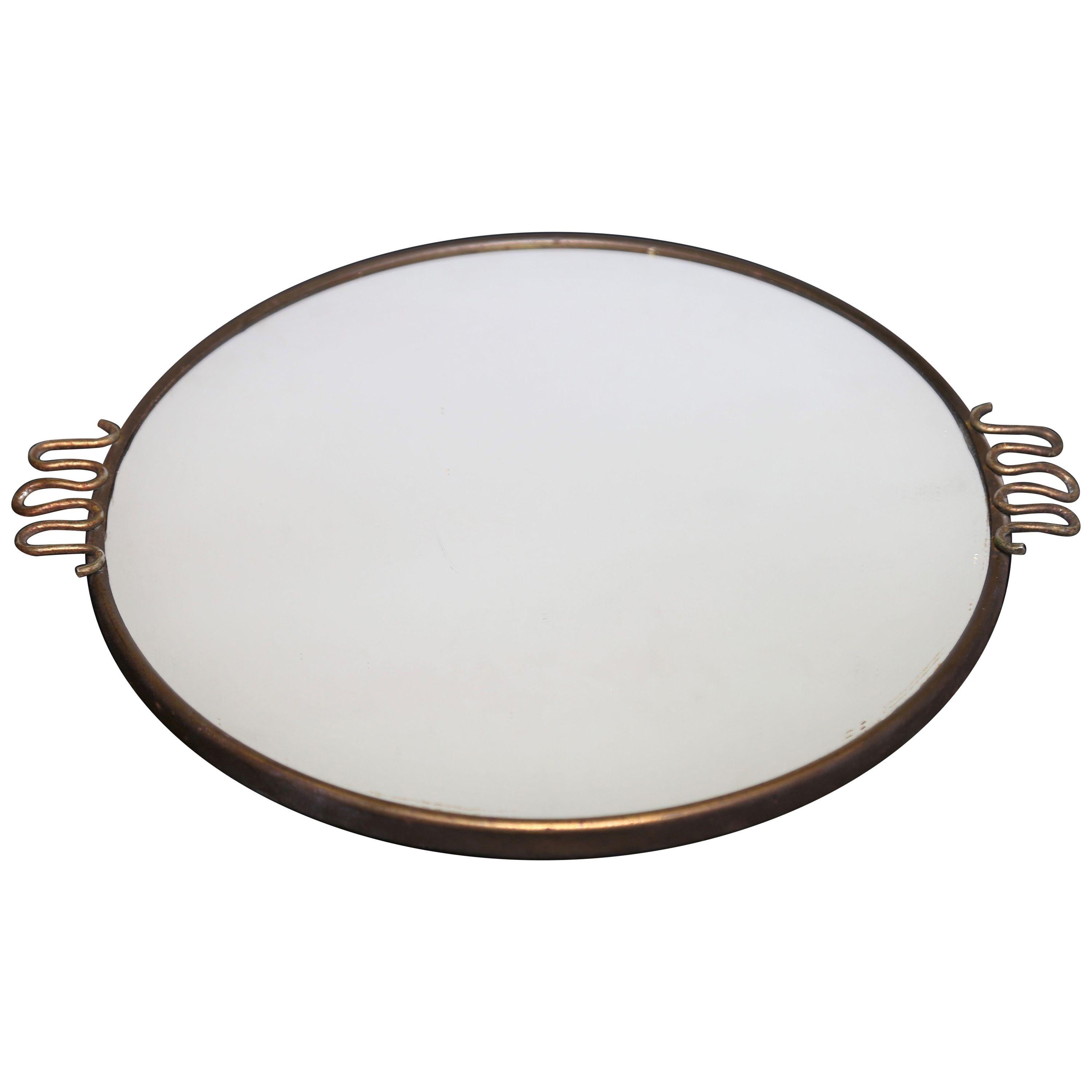 Mirrored Tray by Osvaldo Borsani, 1950s