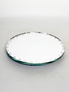 Mirrored Triver in beveled glass, France, 1960