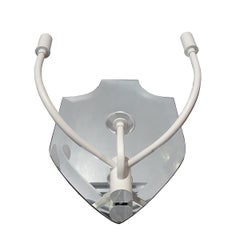 Mirrored Two-Arm Wall Light Sconce