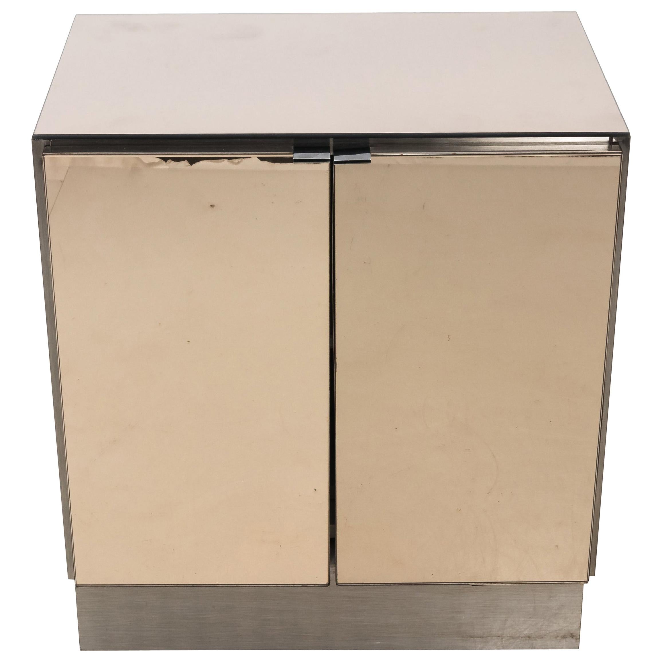 Mirrored Two-Door Cabinet or Chest