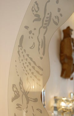 Mirrors by Ugo La Pietra for Glasmäster, 1980s, a Pair Available
