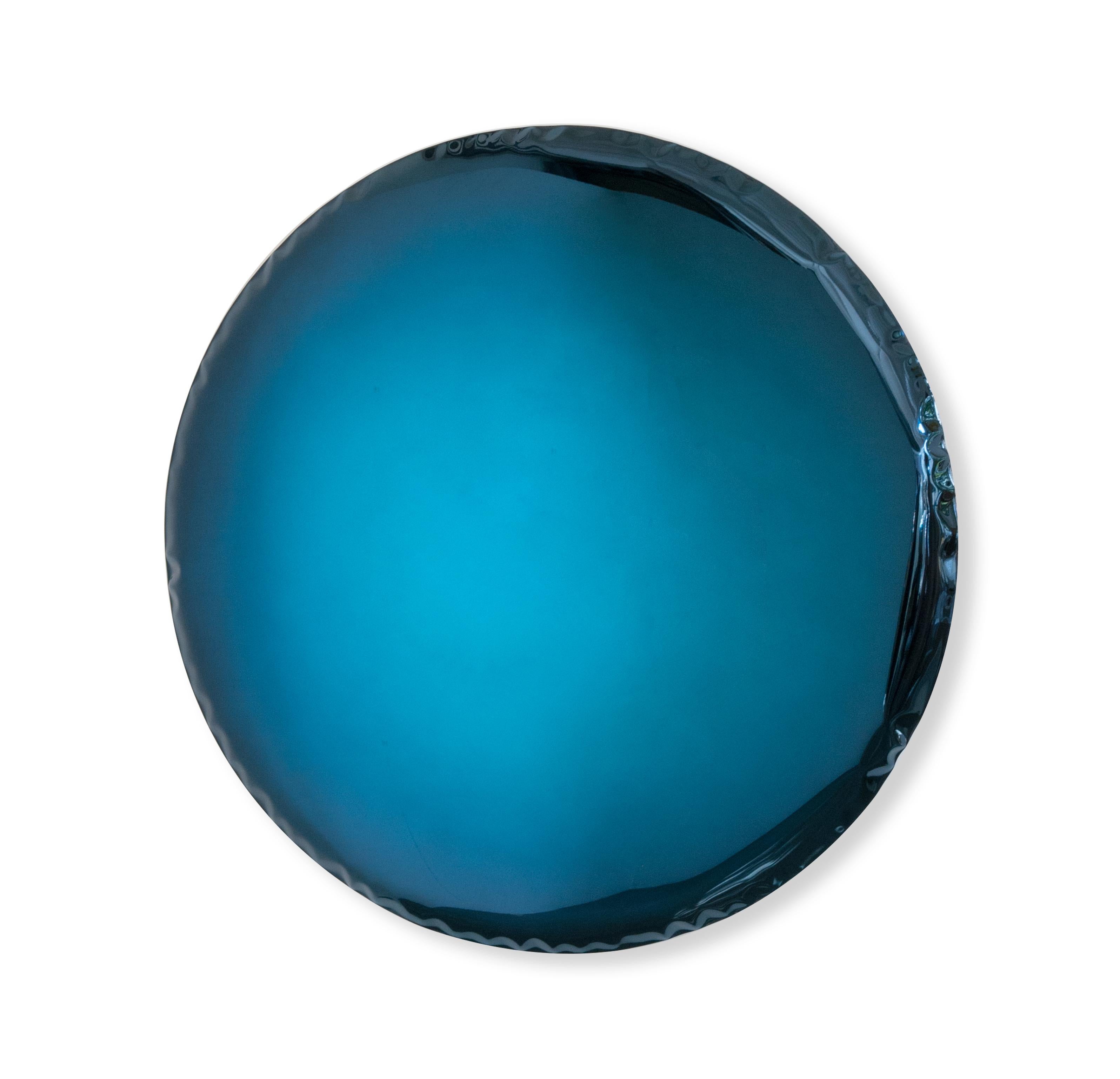 Polacco Specchi 'OKO 150' Gradient, Emerald e Deep A Space Blue di Zieta in vendita