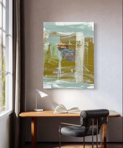 “AbEx  233” Oil on Canvas Painting ( 36 x 48 )