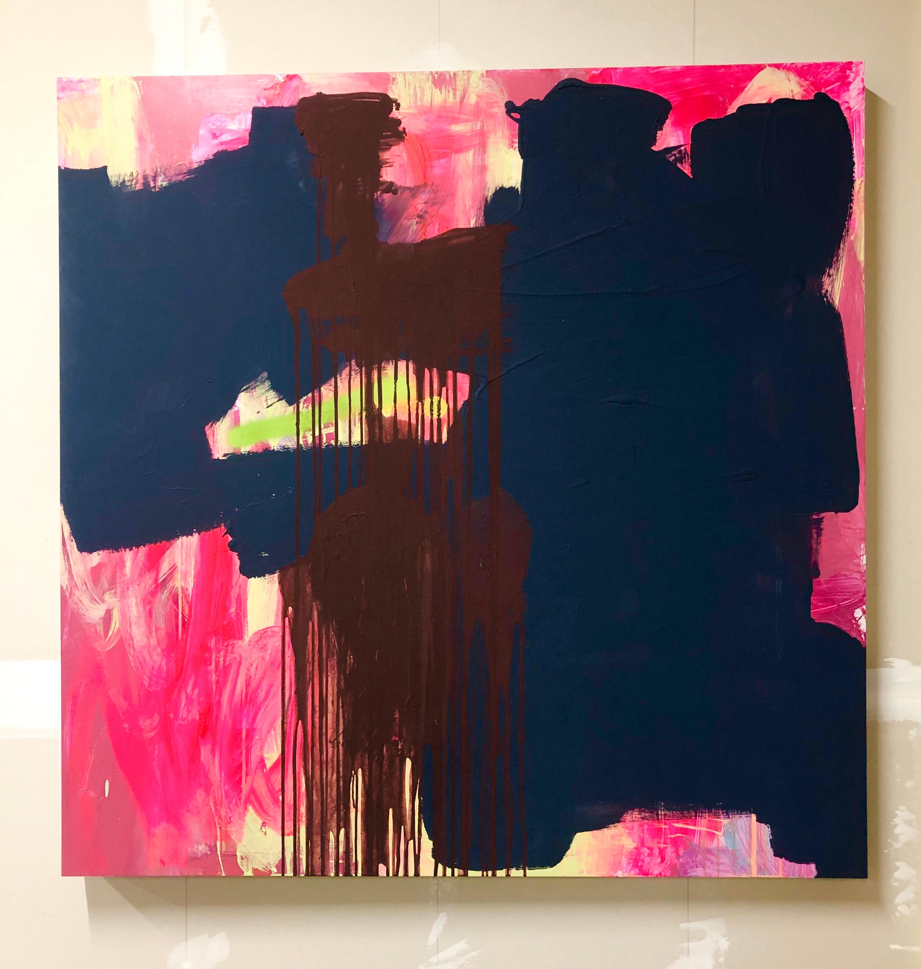Abstract Acrylic Painting on Panel 2