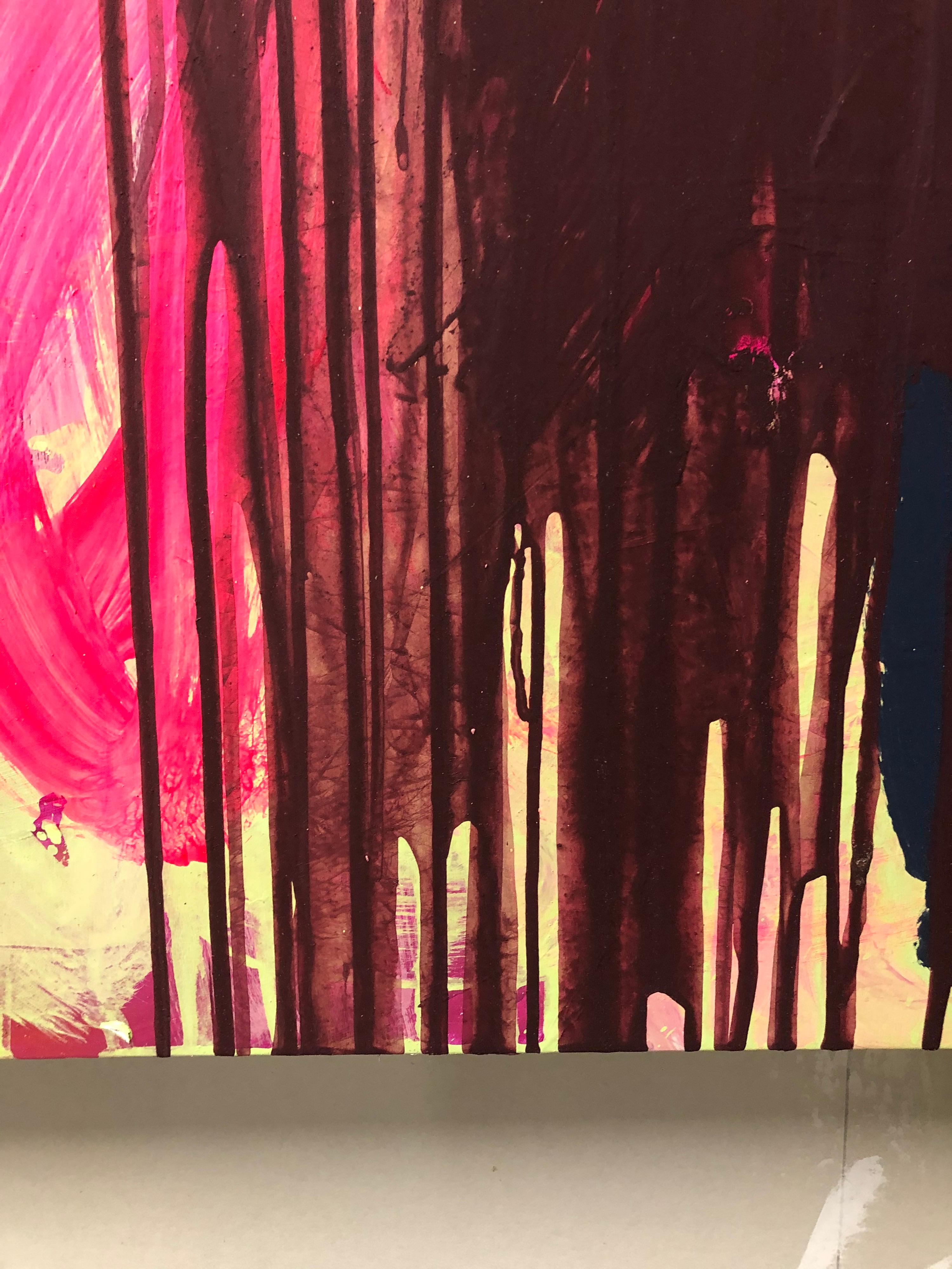 Abstract Acrylic Painting on Panel 5