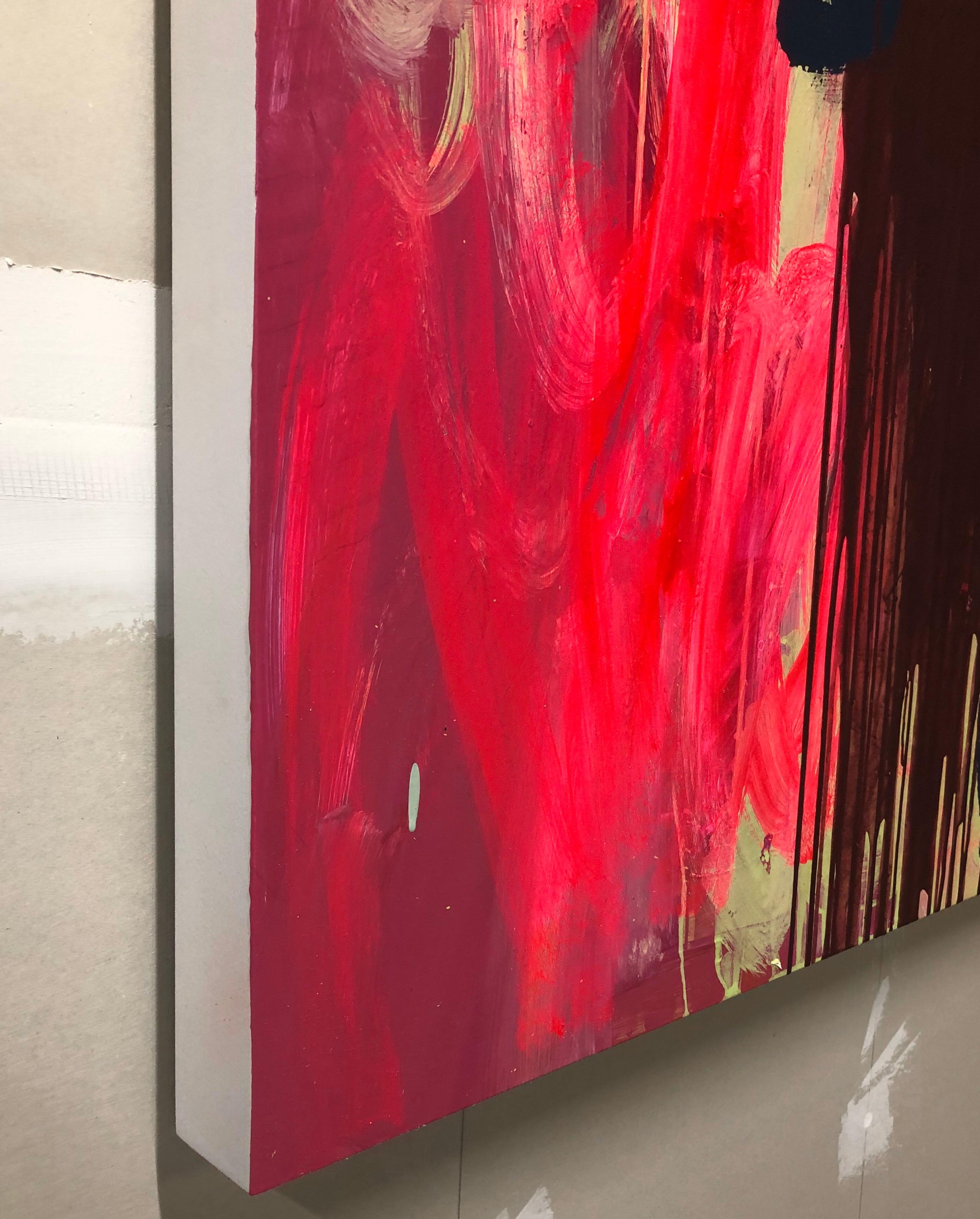 Abstract Acrylic Painting on Panel 6