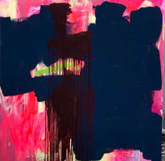 Abstract Acrylic Painting on Panel