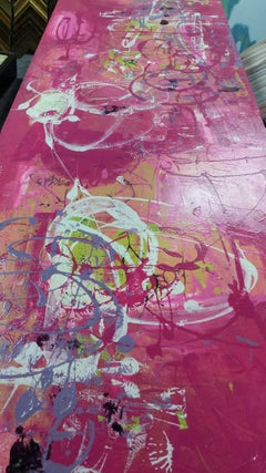 Dipinto ad acrilico "Lola & Guillermo II" 20 x 60
