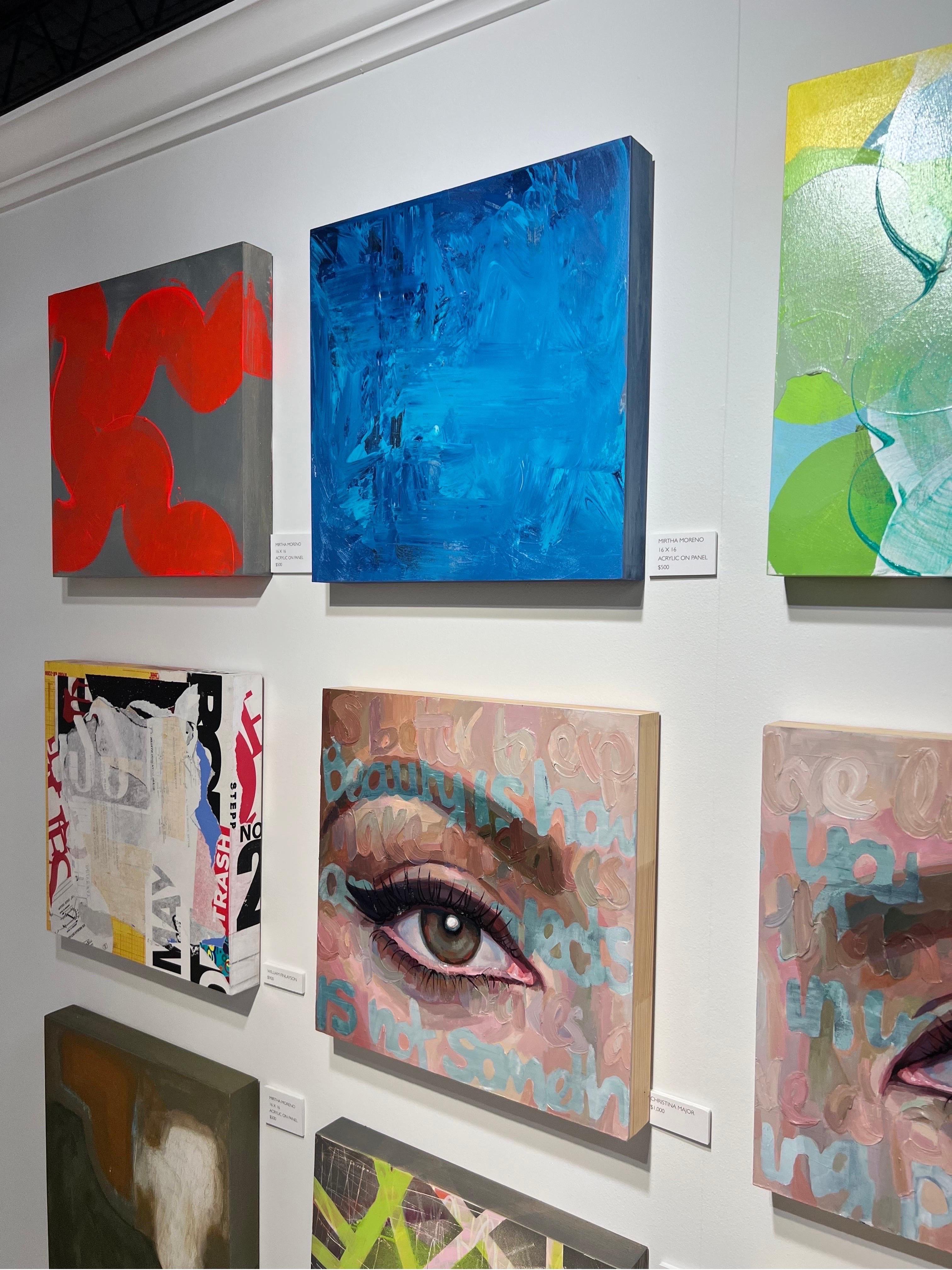 Pittura acrilica su pannello dal titolo: 