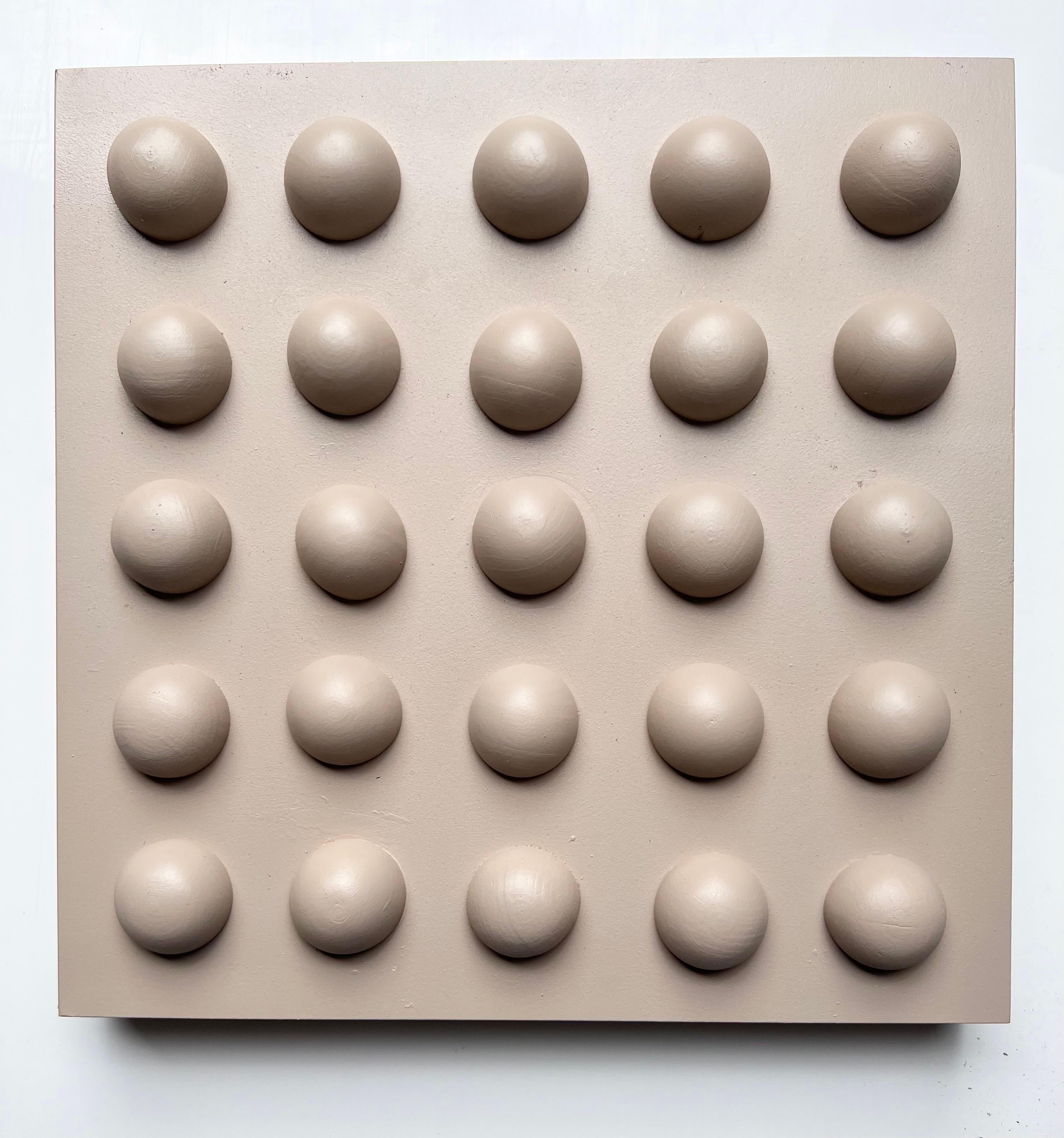 Acrylic Painting on Panel titled “White Chocolate II” 16 x 16 6