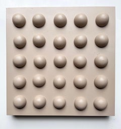 Acrylic Painting on Panel titled “White Chocolate II” 16 x 16