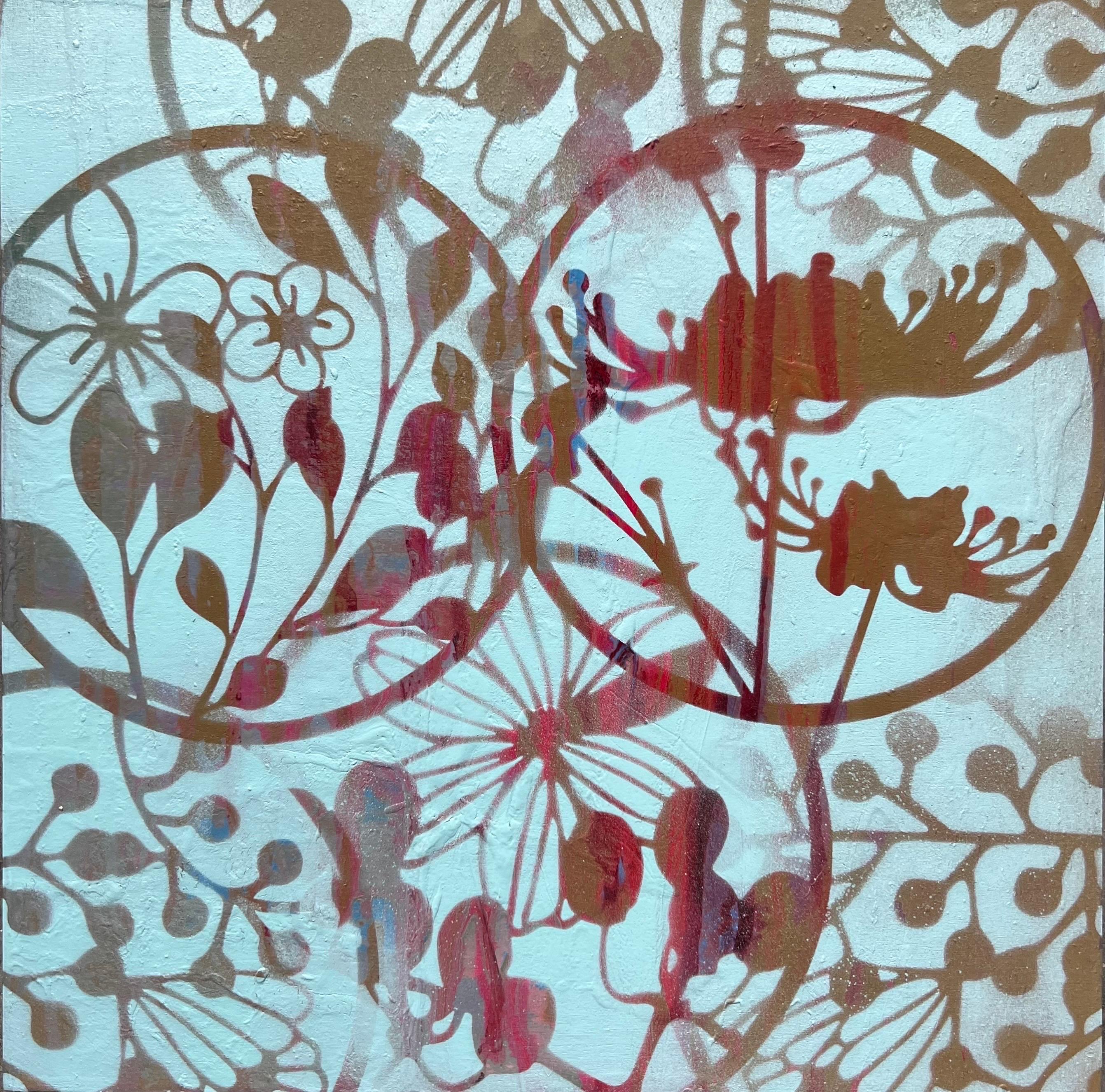 Abstract Painting di Mirtha Moreno - Pittura acrilica intitolata: Emergente