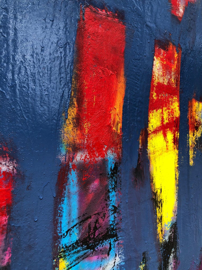 Mirtha Moreno Large Oil on Panel Painting For Sale at 1stdibs