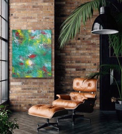 Large Oil Painting on Canvas Titled: "Emerald City" 48 X 60