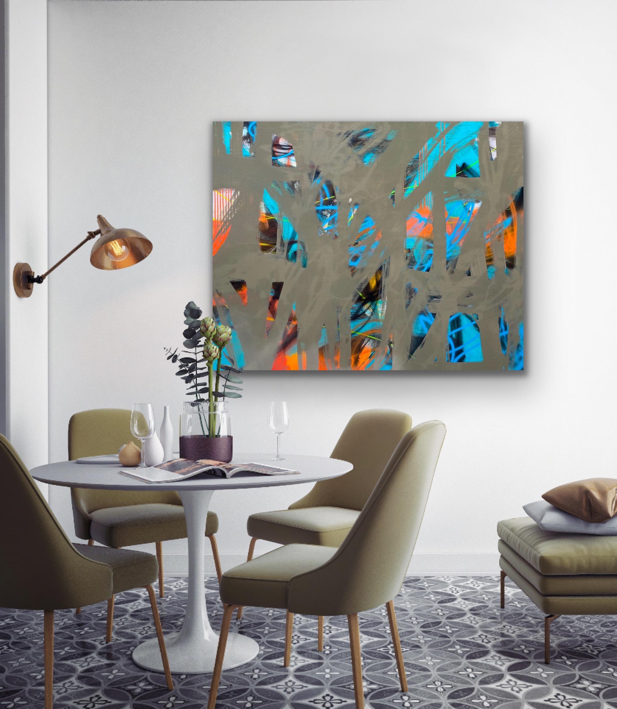 Quadro di grandi dimensioni intitolato 