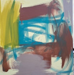 Mixed Media on Canvas Painting Titled “Brick n Mortar”  33.5 x 35