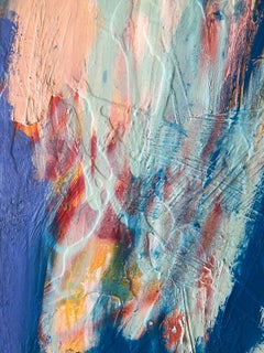 "Moving On" Olio su tavola ( 47 x 47 )