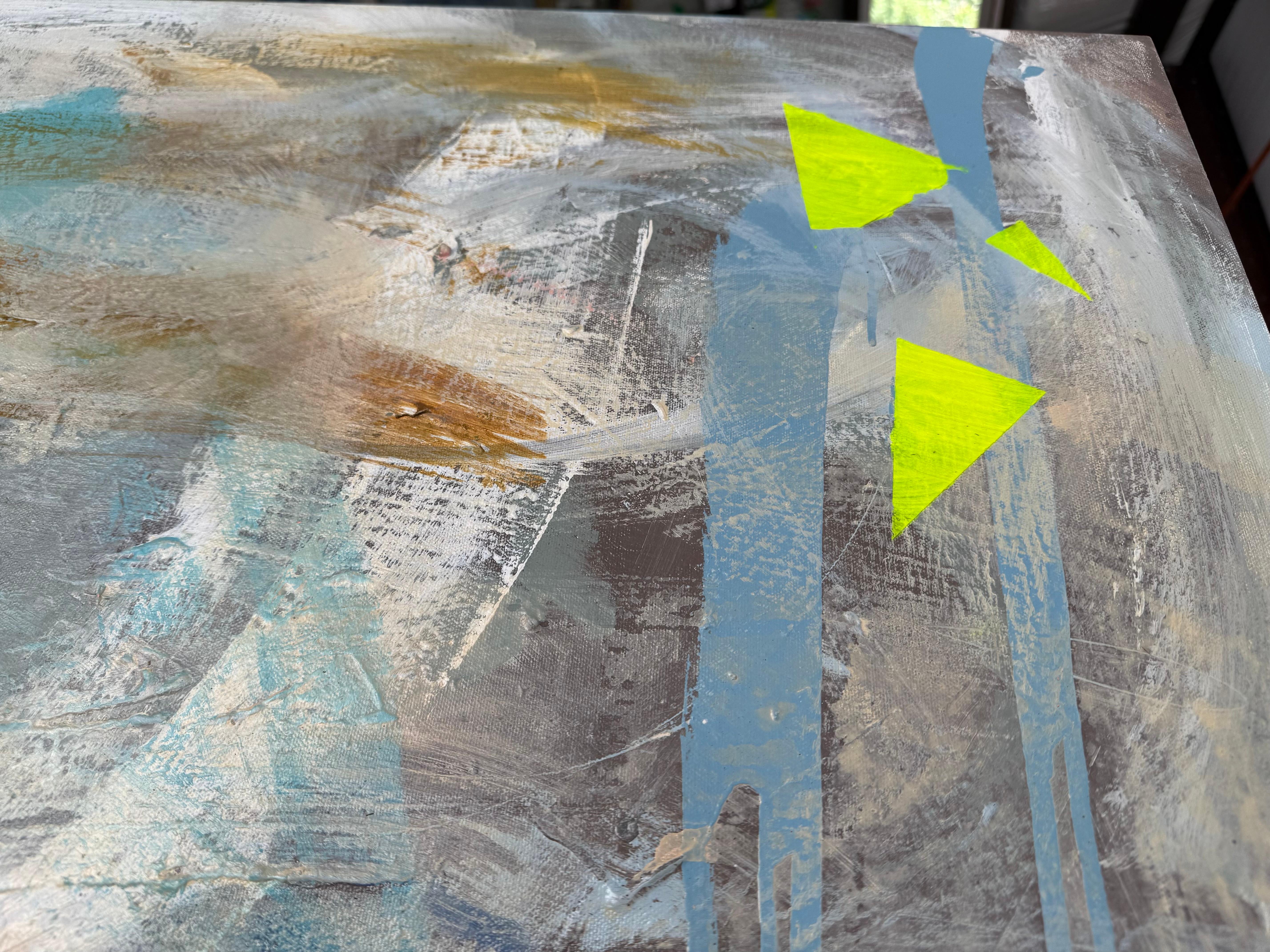 Oil on Canvas Painting “AbEx Horizontal Series 025” For Sale 1