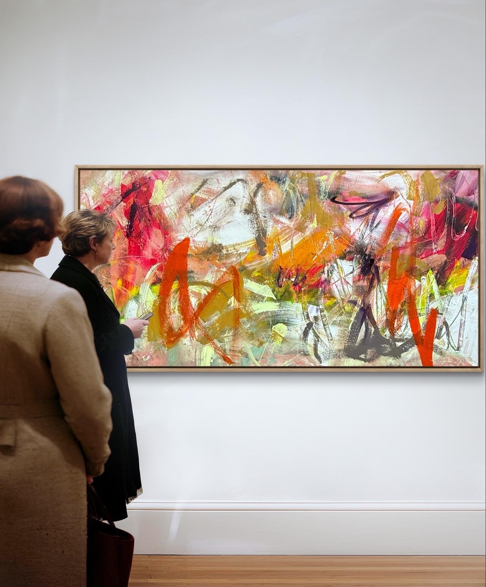 Oil on Canvas Painting “AbEx Horizontal Series 03” For Sale 1